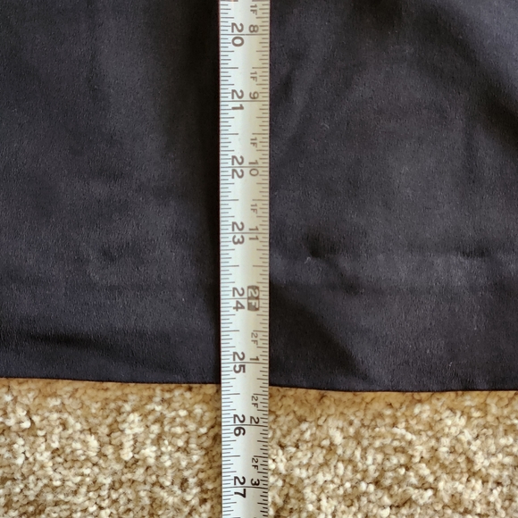 VTG Dana Buchman Classic Silk pencil skirt Size 12 Color black - Picture 5 of 10